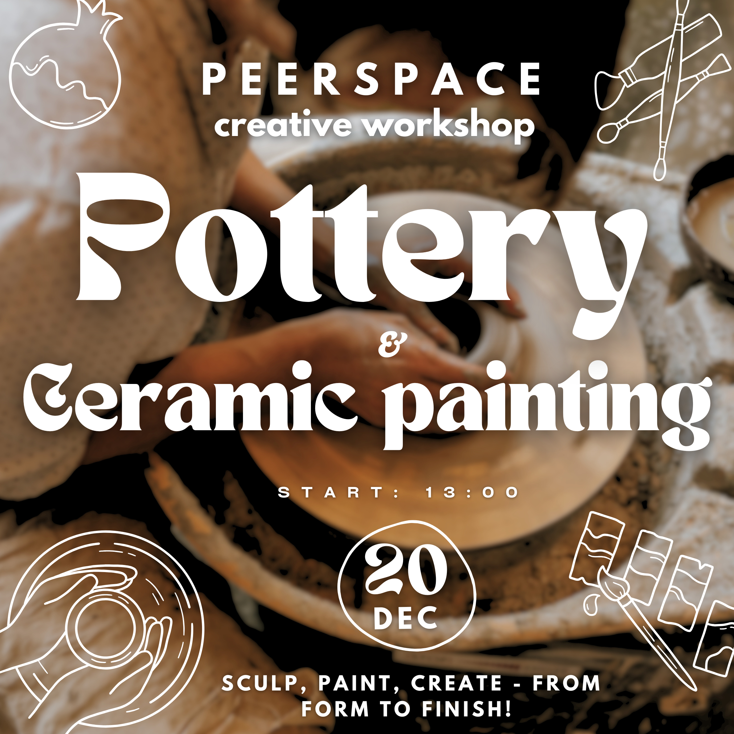 Hands-On Pottery & Ceramic Painting Workshop