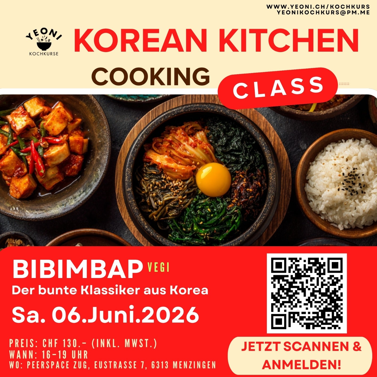 Koreanischer Kochworkshop: Vegi Bibimbap