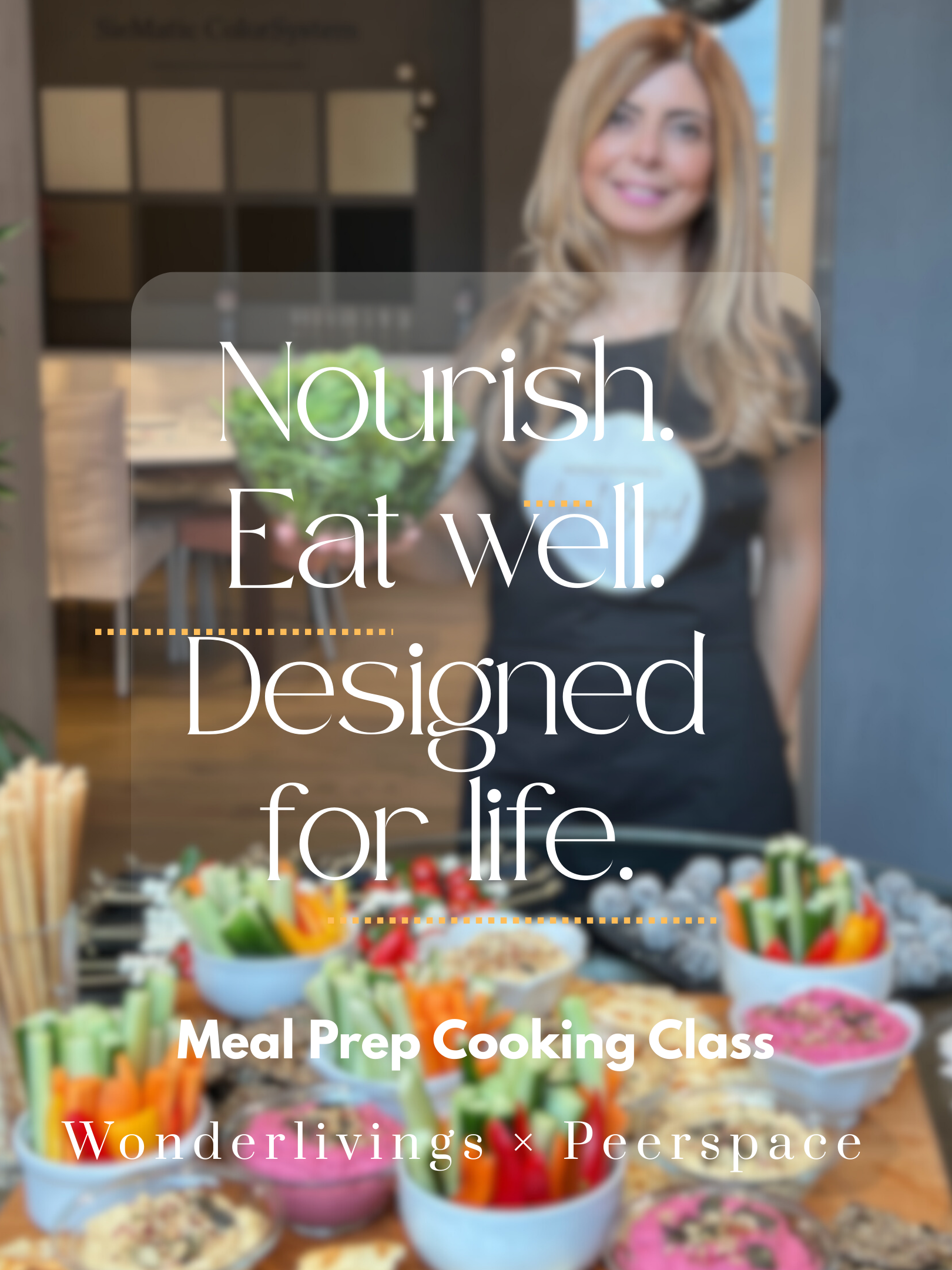 Healthy Meal-Prepping Cooking Class with Wonderlivings